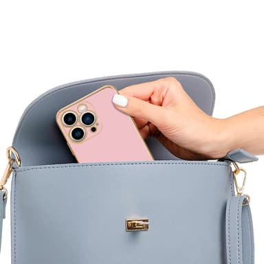 iPhone 14 PRO silikondeksel case (rosa)