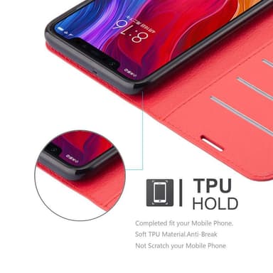 Xiaomi Mi 8 Deksel Etui Case (rød)