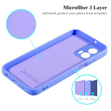 Motorola Moto G53 5G silikondeksel case (Lilla)