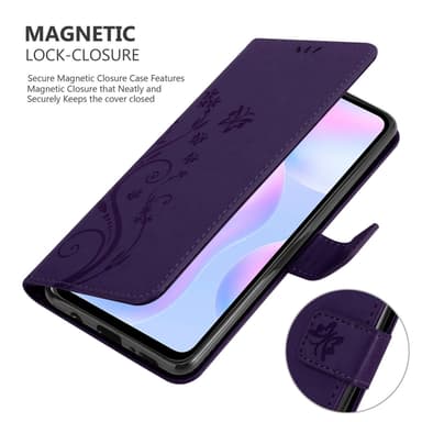 Xiaomi RedMi 9A / RedMi 9AT lommebokdeksel Blomster