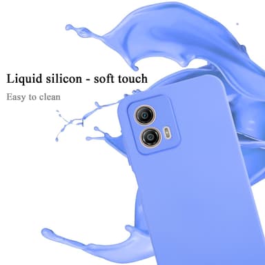 Motorola Moto G53 5G silikondeksel case (Lilla)