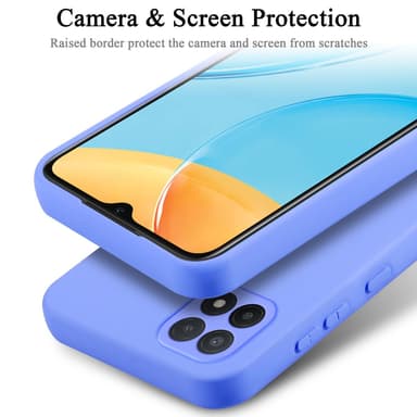 OPPO A15 / A15s silikondeksel case (lilla)