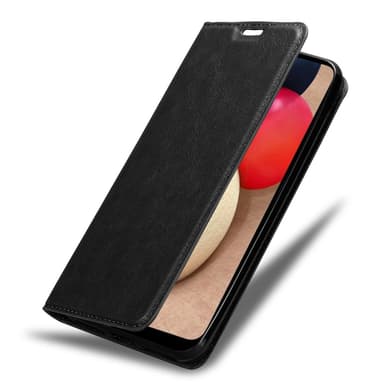 Samsung Galaxy A02s lommebokdeksel case (svart)
