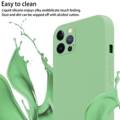 Deksel iPhone 12 / 12 PRO med Halskjede (grønn)