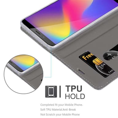 ZTE Nubia N3 lommebokdeksel etui (grå)