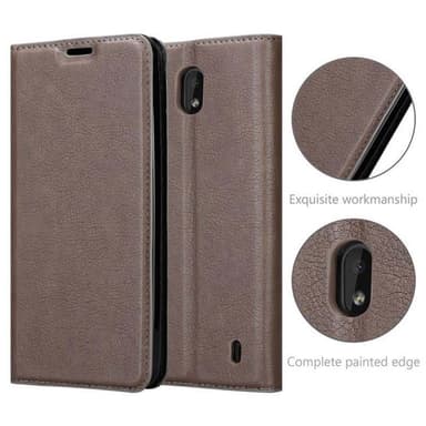 Nokia 1 PLUS lommebokdeksel case (brun)