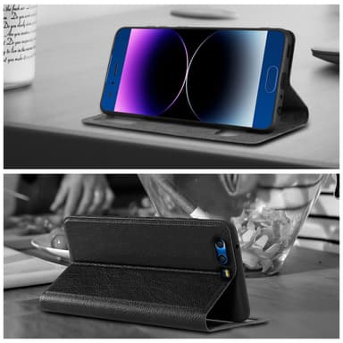 Honor 9 lommebokdeksel cover (svart)