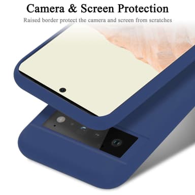 Google PIXEL 6 PRO silikondeksel case (Blå)