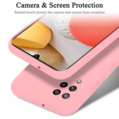 Samsung Galaxy A42 4G silikondeksel case (rosa)