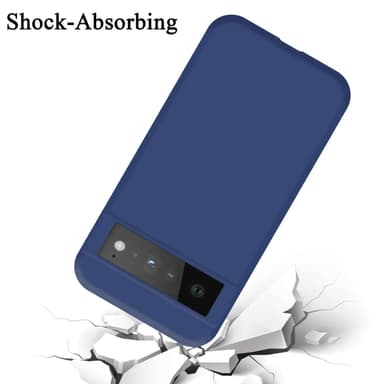 Google PIXEL 6 PRO silikondeksel case (Blå)
