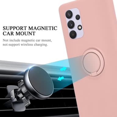 Deksel Samsung Galaxy A33 5G Ring Case (rosa)