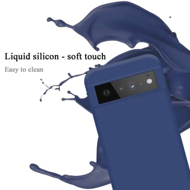 Google PIXEL 6 PRO silikondeksel case (Blå)