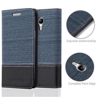 Samsung Galaxy S4 MINI lommebokdeksel etui (blå)