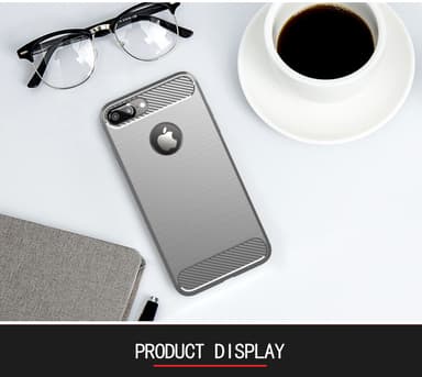 Deksel iPhone 7 PLUS / 7S PLUS ultra slim (grå)
