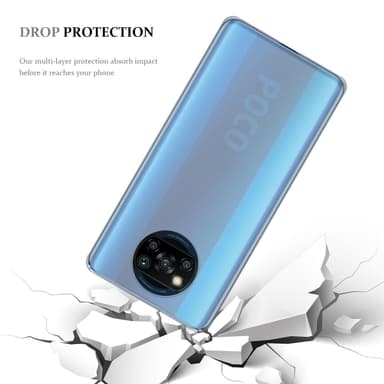 Xiaomi POCO X3 NFC deksel ultra slim (gjennomsiktig)
