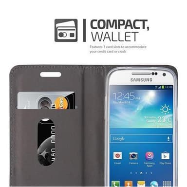 Samsung Galaxy S4 MINI lommebokdeksel etui (blå)