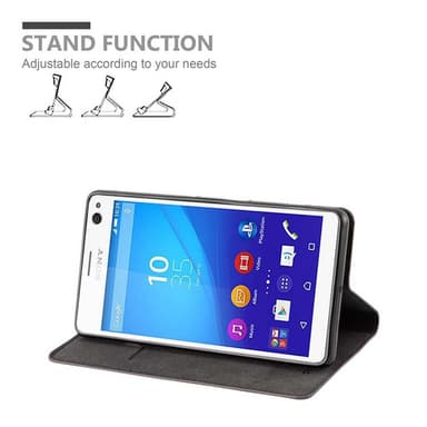 Sony Xperia C4 lommebokdeksel case (brun)