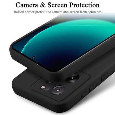 Xiaomi 13T / 13T Pro silikondeksel case (Svart)