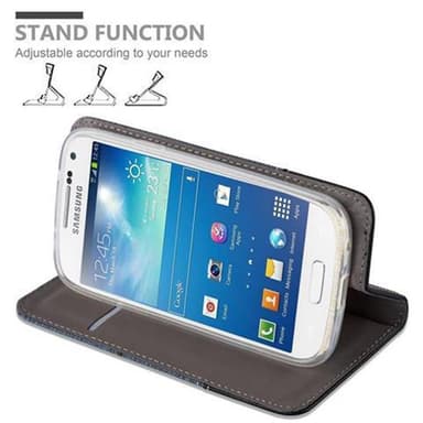 Samsung Galaxy S4 MINI lommebokdeksel etui (blå)