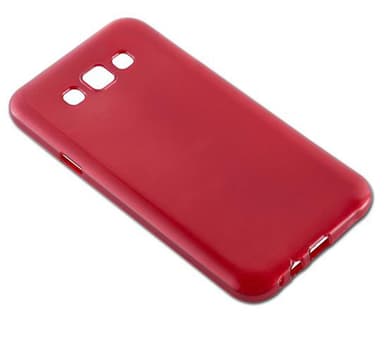 Samsung Galaxy E7 silikondeksel cover (rød)