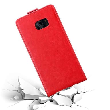 Samsung Galaxy S7 EDGE deksel flip cover (rød)