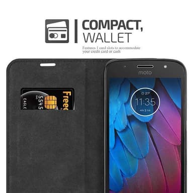 Motorola MOTO G5S lommebokdeksel case (brun)