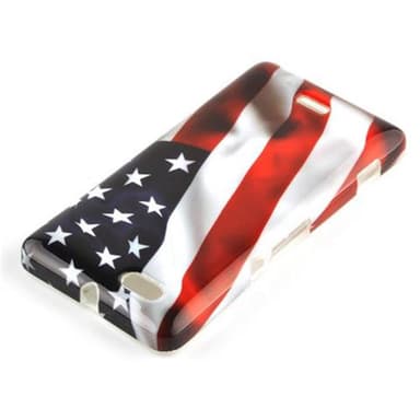 Sony Xperia M Hardt Deksel Case (rød)