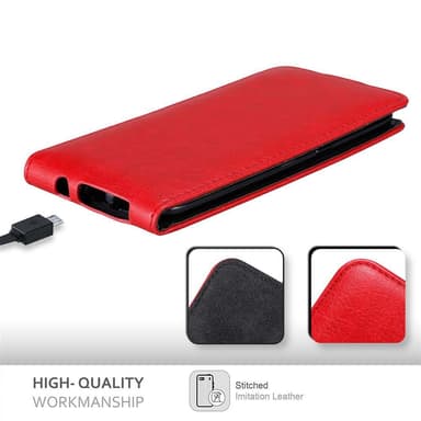 Samsung Galaxy S7 EDGE deksel flip cover (rød)