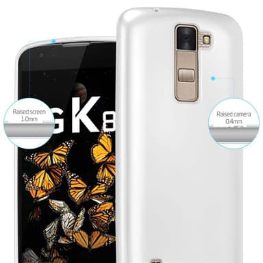 Deksel LG K8 2016 Case Cover (sølv)
