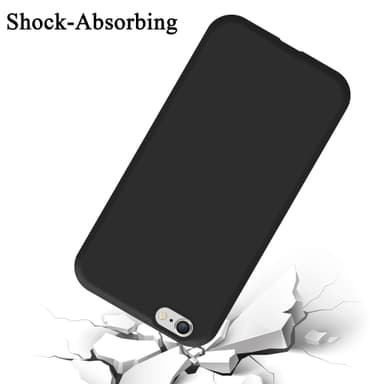 iPhone 6 PLUS / 6S PLUS silikondeksel case (svart)
