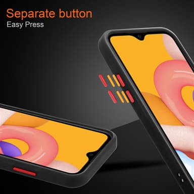Samsung Galaxy A01 Deksel Case Cover (gjennomsiktig)