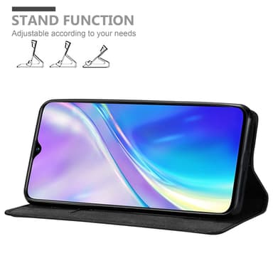 Realme X2 / XT / Oppo K5 lommebokdeksel case (svart)