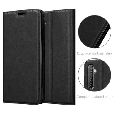 Realme X2 / XT / Oppo K5 lommebokdeksel case (svart)