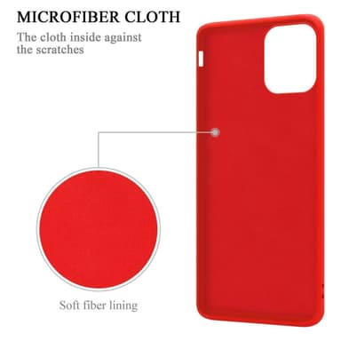 Deksel iPhone 13 MINI Ring Case (rød)