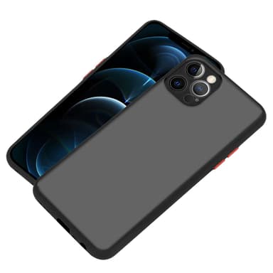 iPhone 12 PRO Deksel Case Cover (Svart)