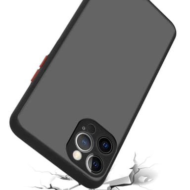 iPhone 12 PRO Deksel Case Cover (Svart)
