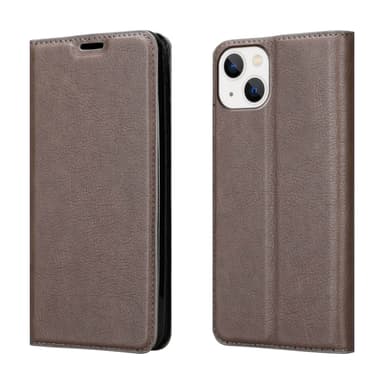iPhone 14 lommebokdeksel case (brun)