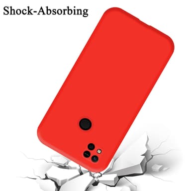 Xiaomi RedMi 9C / RedMi 10A silikondeksel case (rød)