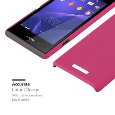 Sony Xperia E3 Hardt Deksel Cover (rosa)