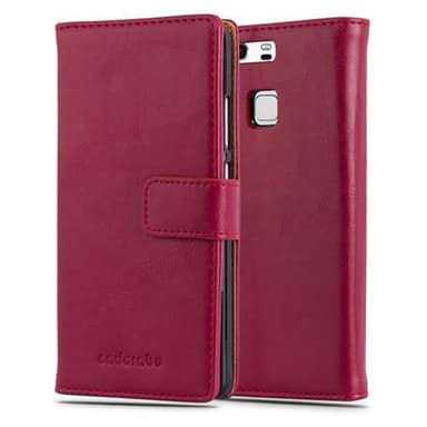 Huawei P9 lommebokdeksel etui (rød)