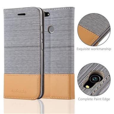 Huawei NOVA lommebokdeksel etui (grå)