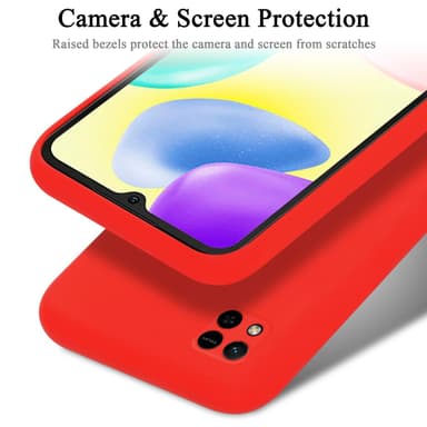 Xiaomi RedMi 9C / RedMi 10A silikondeksel case (rød)