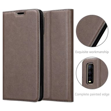 Vivo Y70 lommebokdeksel case (brun)