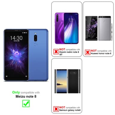 MEIZU NOTE 8 Skjermbeskytter Skärmskydd
