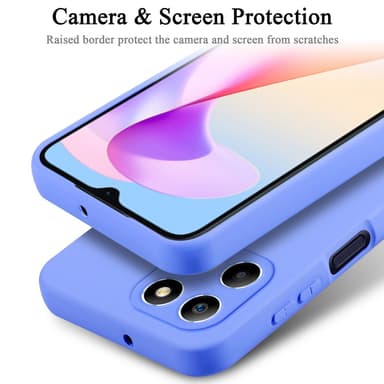 Honor x6a silikondeksel case (Lilla)