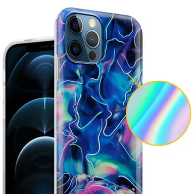 iPhone 12 PRO MAX lommebokdeksel etui (blå)