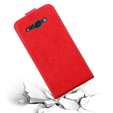Sony Xperia XZ2 COMPACT deksel flip cover (rød)
