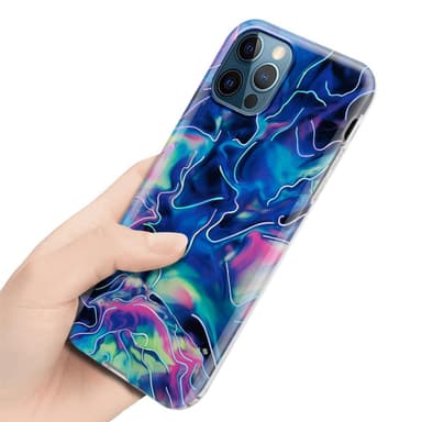 iPhone 12 PRO MAX lommebokdeksel etui (blå)
