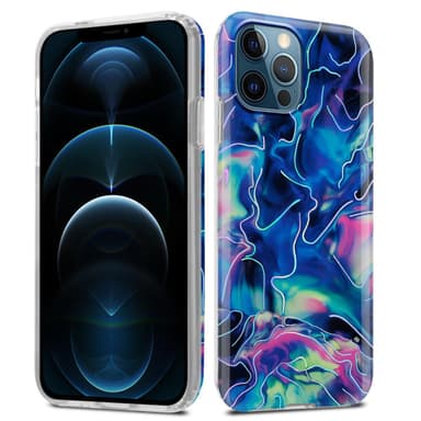 iPhone 12 PRO MAX lommebokdeksel etui (blå)