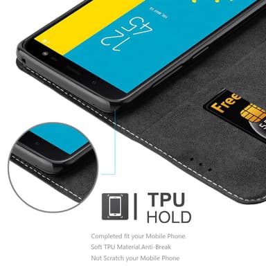 Samsung Galaxy J6 2018 Deksel Case Cover (svart)